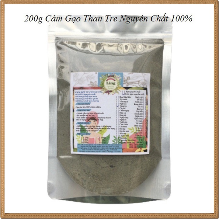 [Sỉ-Rẻ] Tinh Cám Gạo Thân Tre 200g nguyên chất thiên nhiên 100% có giấy VSATTP và ĐKKD dùng đa công dụng [Lẻ-Sỉ]