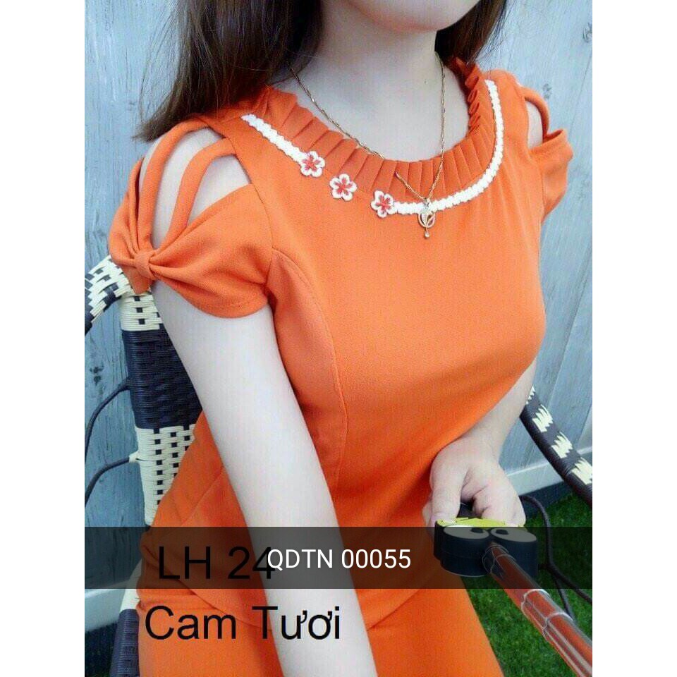 đồ bộ -  cát hàn hoa viền cổ
