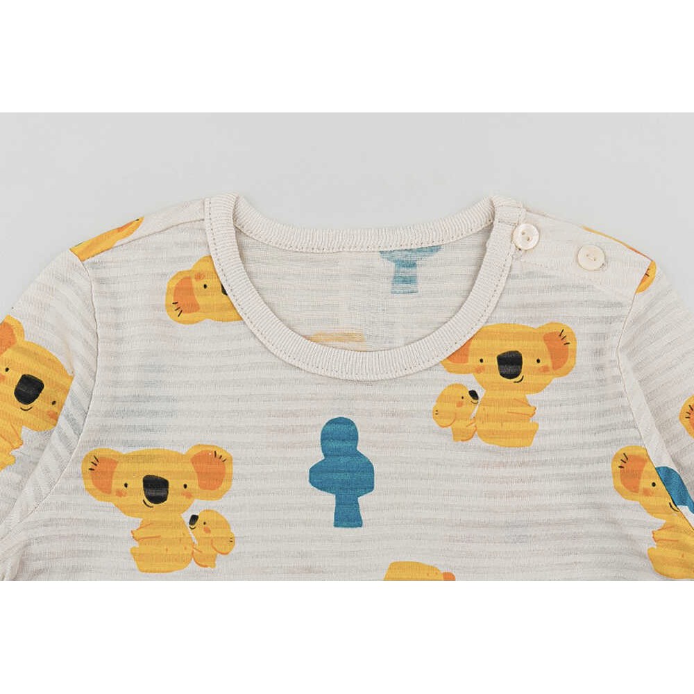 Bộ Lửng Cao Cấp Bé Trai Nội Địa Hàn Quốc Của Hãng Cordii,Chất Cotton giấy Organic,Mẫu Con Chó