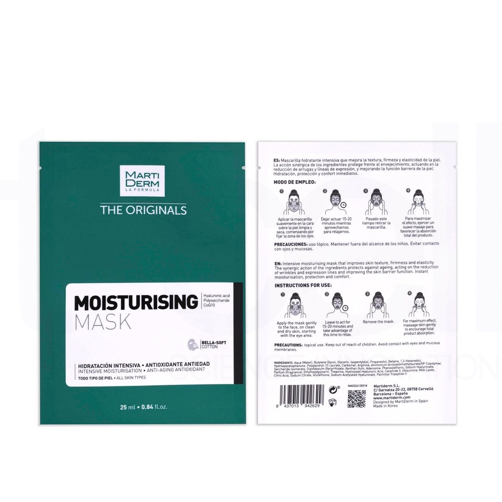 Mặt nạ dưỡng ẩm da - MartiDerm The Originals Moisturising Mask