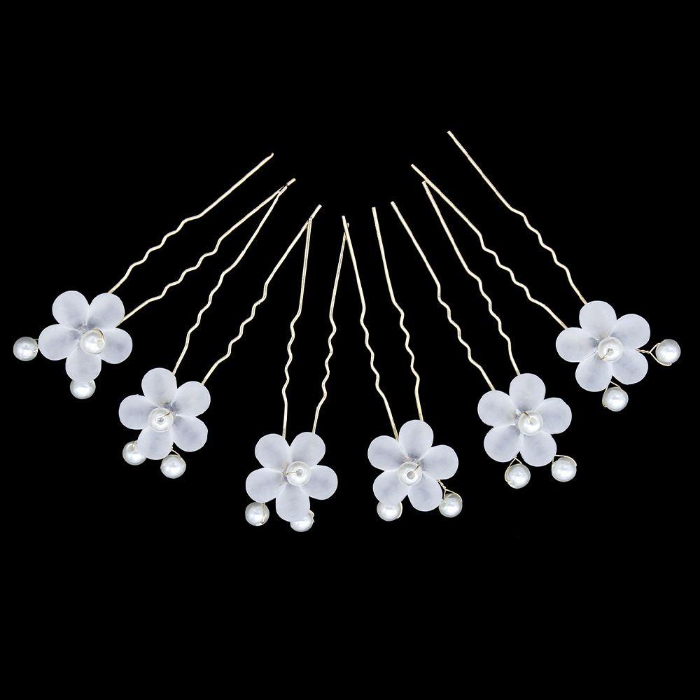 Set 6 Kẹp Tóc Chữ U Tạo Kiểu Tóc Cho Cô Dâu