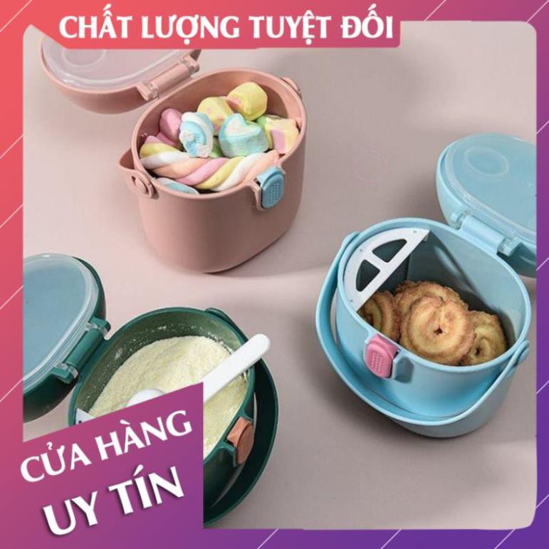 [Hàng loại 1 - mẫu to] Hộp đựng sữa, hộp chia sữa, đồ ăn cho bé mang ra ngoài 280ml  - LanChiMart