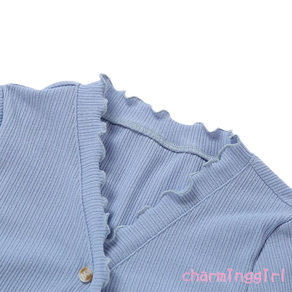 Áo Cardigan Ngắn Tay Quyến Rũ Thời Trang Dành Cho Nữ