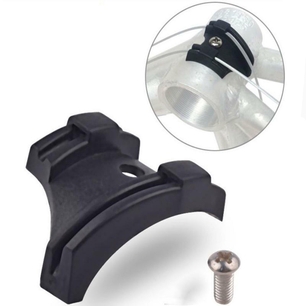 Phụ Kiện Giá Đỡ Gắn Dây Cáp Xe Đạp Màu Đen Kèm Ốc Vít Nhiều Màu Tiện Dụng