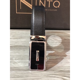 Thắt lưng nam cao cấp da thật khóa tự động, mặt NTQ BH 1 năm