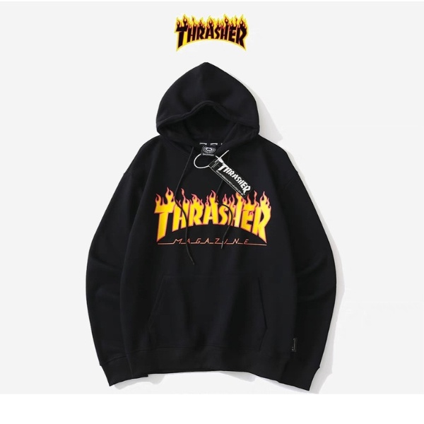 Hoodie Thrasher nỉ bông cotton cao cấp Unisex