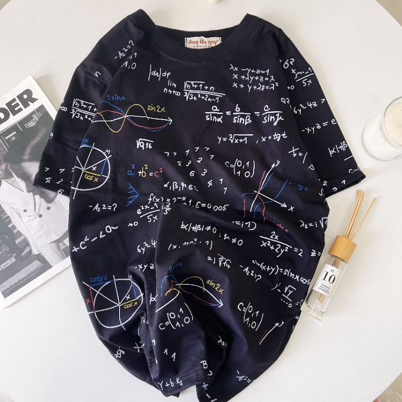 🍍Áo Thun Say Happy Toán Học🍍