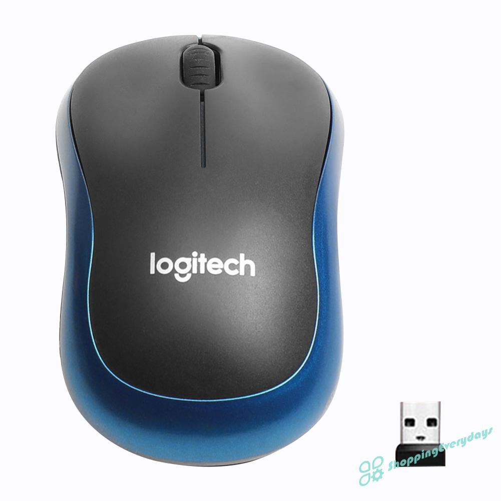 Chuột Quang Chơi Game Không Dây Logitech M185 2.4 Ghz 1000dpi 3 Nút