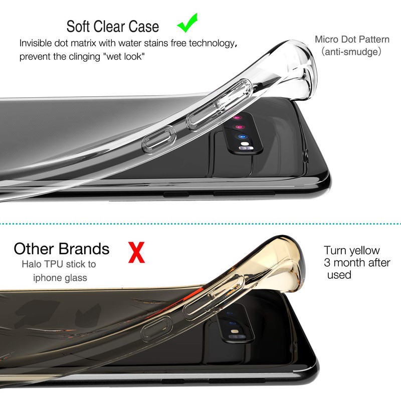 Ốp điện thoại Silicon cho điện thoại Samsung Galaxy S8/S9/S10 Plus/S20/S21/Note 8/9/10/20 Ultra