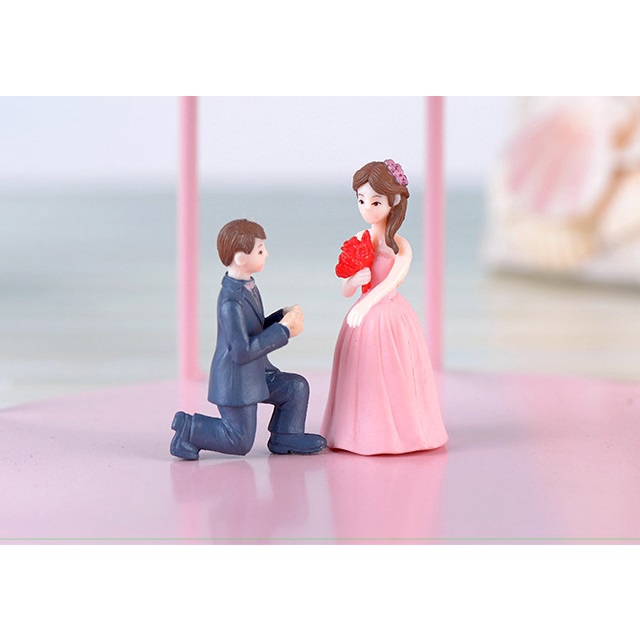 Phụ kiện trang trí - Cầu hôn ( trang trí chụp hình, bàn làm việc, quà lưu nệm ...)