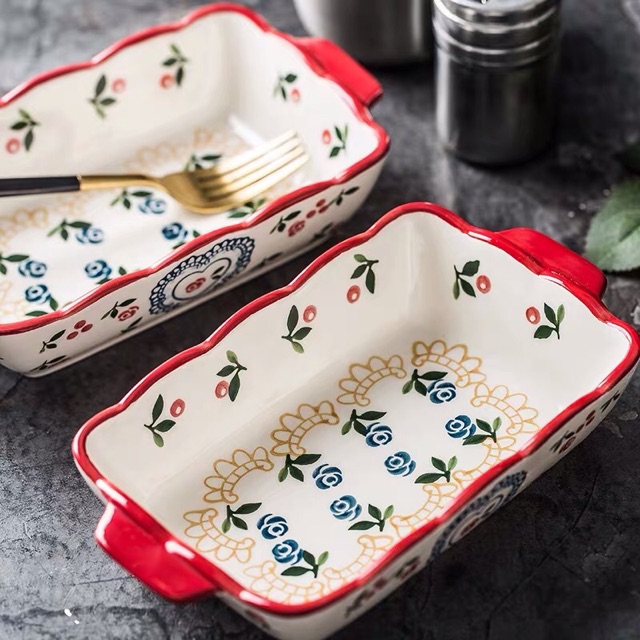 Khay nướng bánh bằng sứ - ANNA