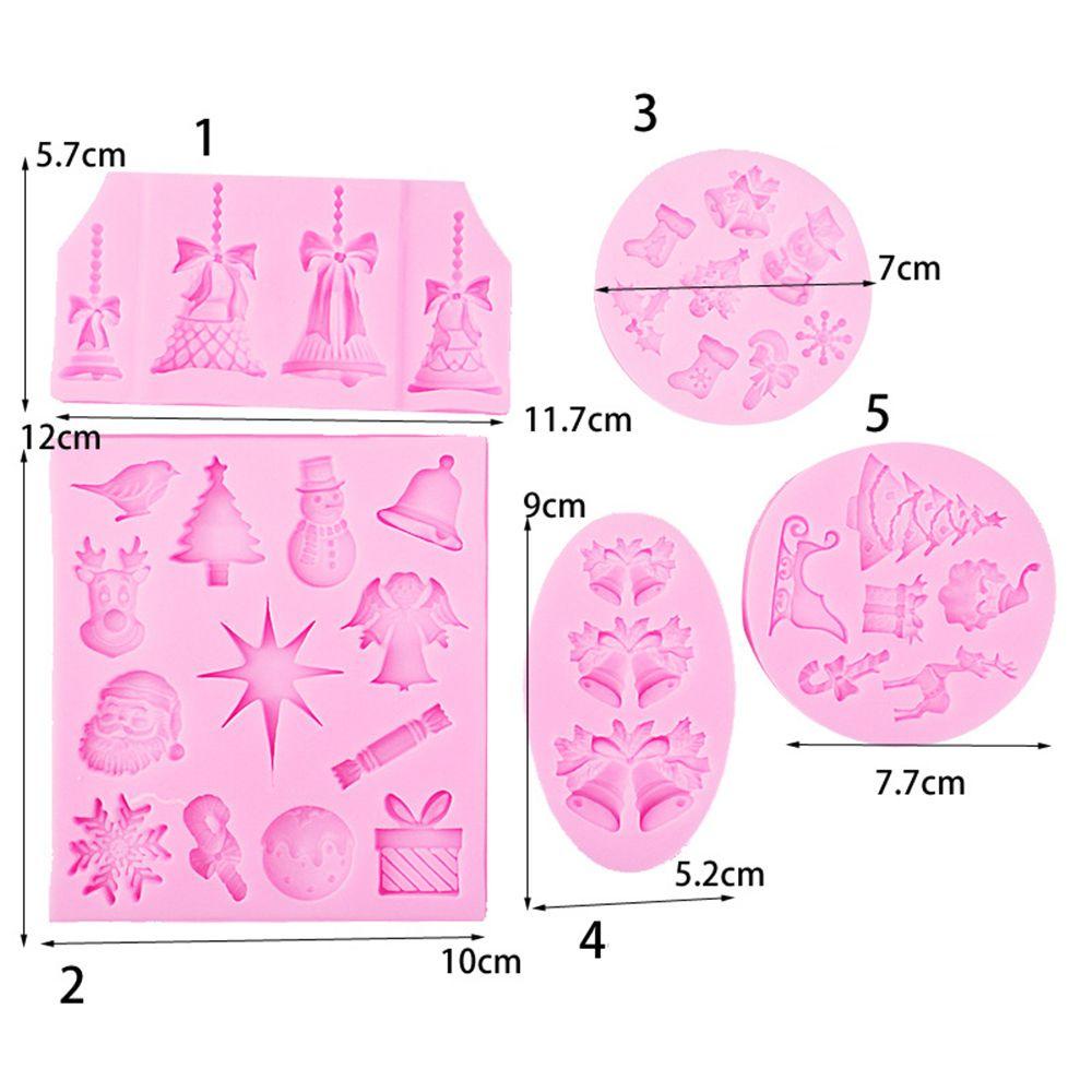 1 / 1 Bộ Khuôn Silicone Hình Cây Thông Giáng Sinh 3D