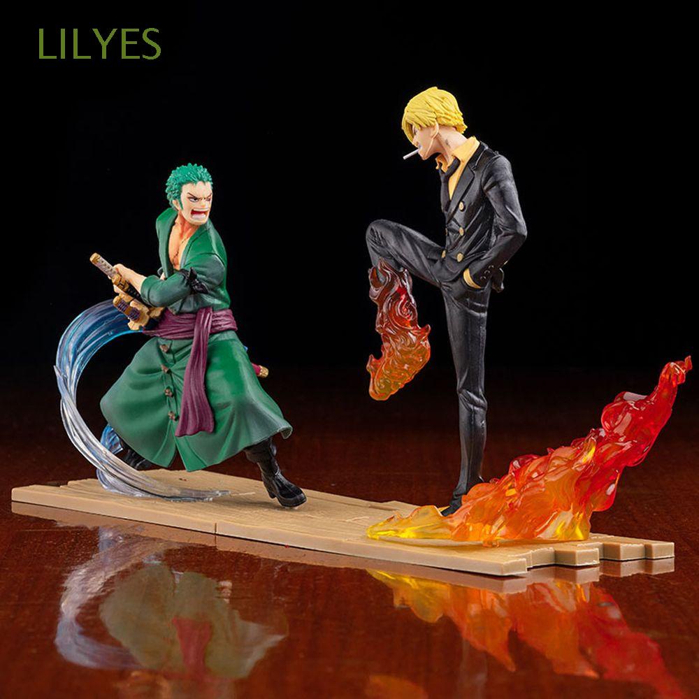 Mô hình nhân vật hoạt hình Vinsmoke Sanji Roronoa Zoro 16cm bằng PVC