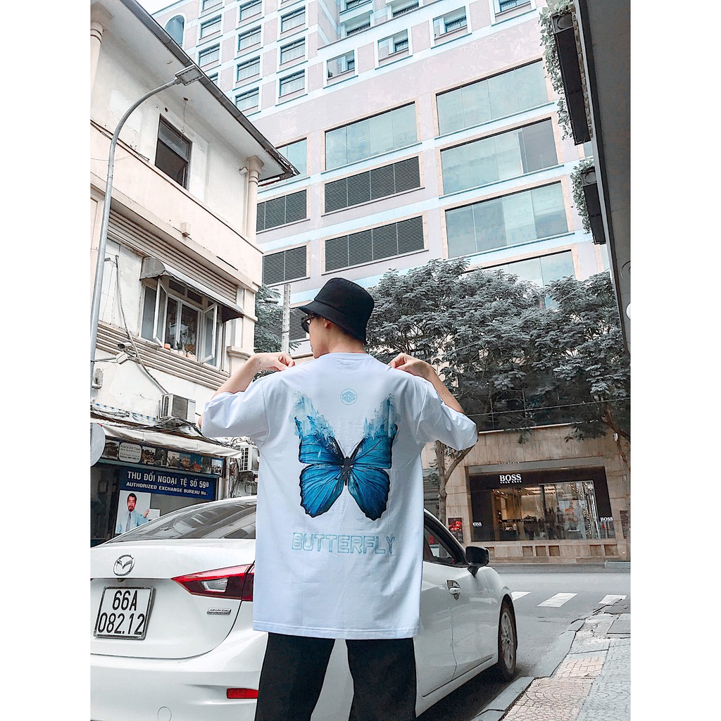 Áo thun bướm tay lỡ form rộng streetwear SGES unisex nam nữ | BigBuy360 - bigbuy360.vn