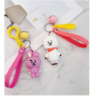 Móc khóa BTS BT21 nhựa ABS