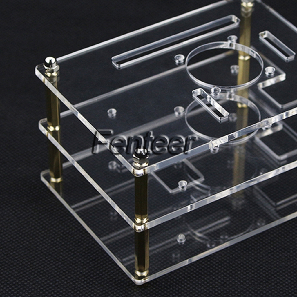 Hộp Đựng Chuyên Dụng Cho Raspberry Pi 3 2 B + 2 Lớp Kèm Quạt Tản Nhiệt | BigBuy360 - bigbuy360.vn