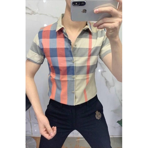🌟HCM🌟🌺🌺️⚡ Áo Sơ Mi Tay Ngắn BBR, Áo Sơ Mi Dành Cho nam và nữ