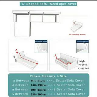 (Miễn Phí Vỏ Gối) Tấm Phủ Sofa 1 / 2 / 3 / 4