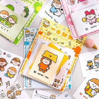 Sticker Cô Gái Đáng Yêu -Decor nhà Hisome
