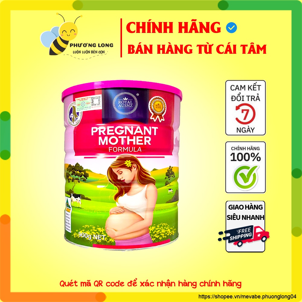 [VÀO CON KHÔNG VÀO MẸ] Sữa Bà Bầu Chính Hãng Hoàng Gia Úc Royal Ausnz Pregnant Mother (900g)