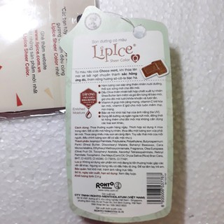 SON DƯỠNG CÓ MÀU LIPICE SHEER COLOR CHOCO MINT