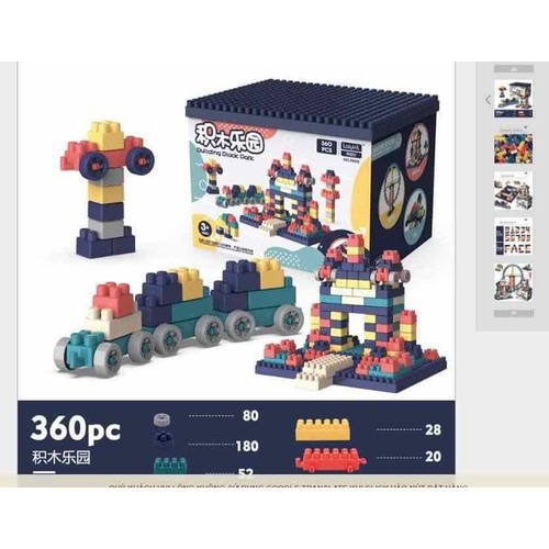 Bộ lắp ráp Lego giá rẻ 💝Freeship💝Lego mobile Xếp Hình Nhật Bản, Lego city Hộp 520 Chi Tiết Cho Bé
