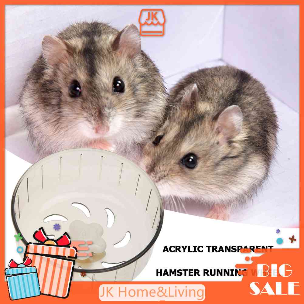 Bánh Xe Chạy Trong Suốt Cho Chuột Hamster