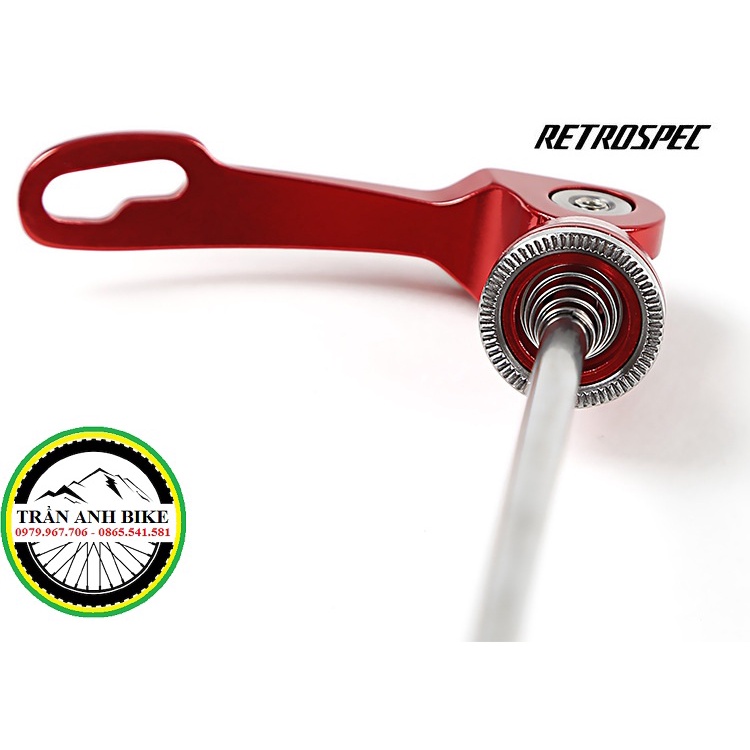 Cặp ti kẹp moay ơ hub xe đạp Retrospec
