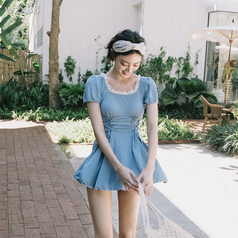 Phiên bản Hàn Quốc áo tắm một mảnh gợi cảm của nữ sinh bảo thủ váy boxer để che bụng gầy và ngực nhỏ tụ tập đồ bơi | BigBuy360 - bigbuy360.vn