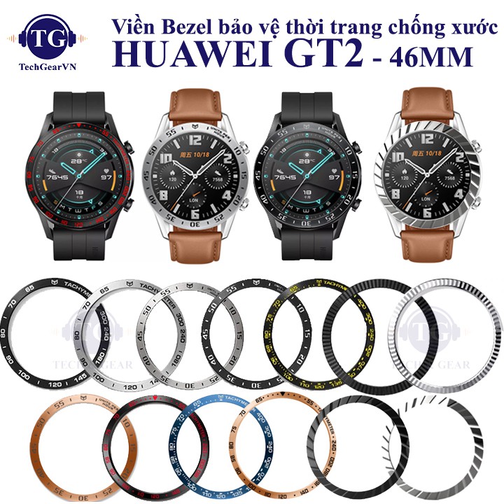 [HUAWEI GT2] Viền Bezel bảo vệ thời trang chống xước Huawei GT2 - 46mm