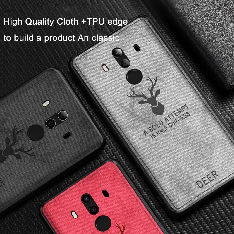 Ốp điện thoại họa tiết hình hưu cho Huawei Mate 9 10 Pro