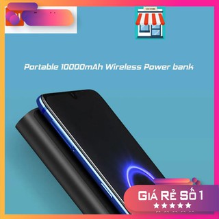 Sạc dự phòng xiaomi tích hợp sạc không dây 10000mah - bảo hành 1 đổi 1