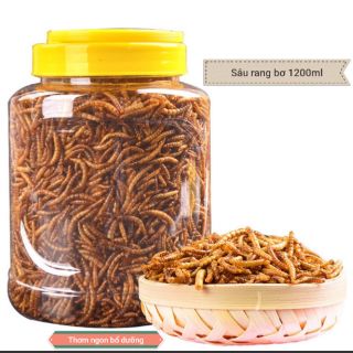 Sâu sấy khô tẩm gia vị - thức ăn cho hamster, sóc bông, sóc đất, nhím...