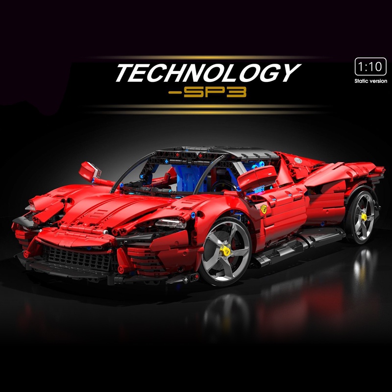 Đồ chơi giáo dục Lắp ráp Mô hình Siêu Xe T5032 Daytona SP3 Super Speed Racing Car  2438pcs 1:10