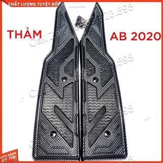 Ốp pô ab 2020, thảm ab 2020 - 2021-22 - 23; combo 2 món thảm và ốp pô sơn vân carbon chính hãng artistar, ab 160