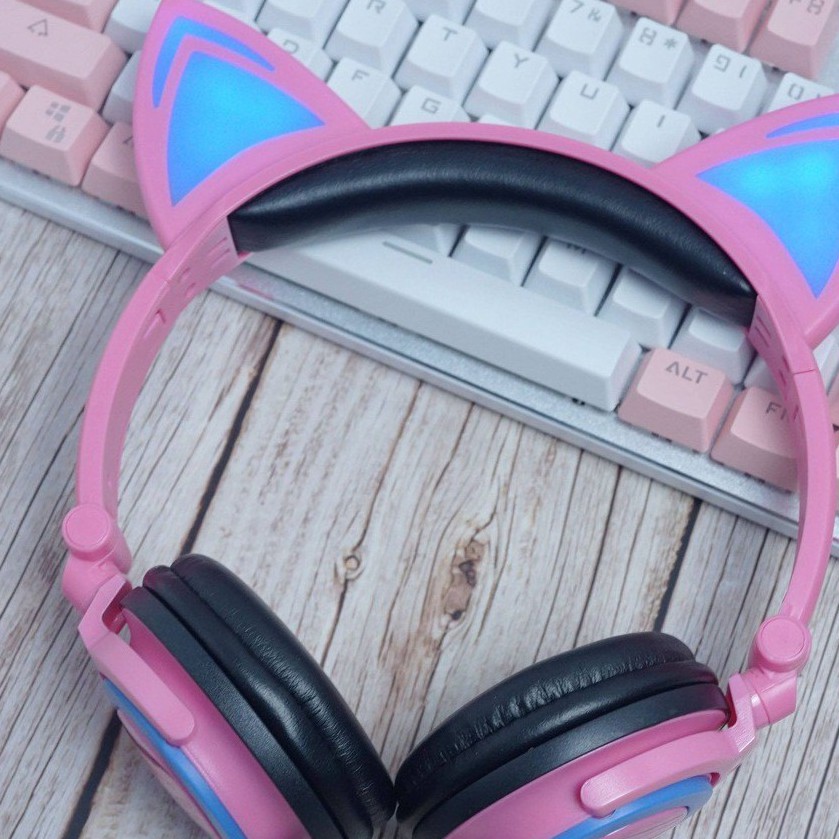 TAI NGHE MÈO CAT EARPHONE TTLIFE CÓ LED CỰC XINH ĐA DẠNG MÀU SẮC | BigBuy360 - bigbuy360.vn