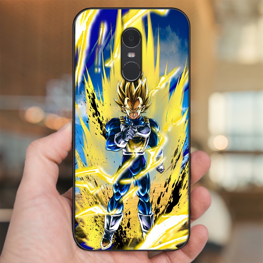 Ốp lưng Xiaomi Redmi Note 4, Note 4x viền đen in hình Vegeta Dragon Ball