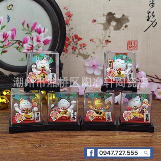 Tượng ngũ mèo thần tài size bé