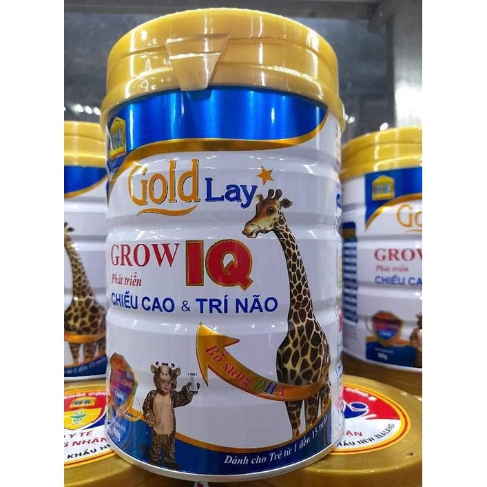 Sữa tăng chiều cao Goldlay 900g - Sữa tăng trưởng chiều cao cho trẻ 1-15 tuổi