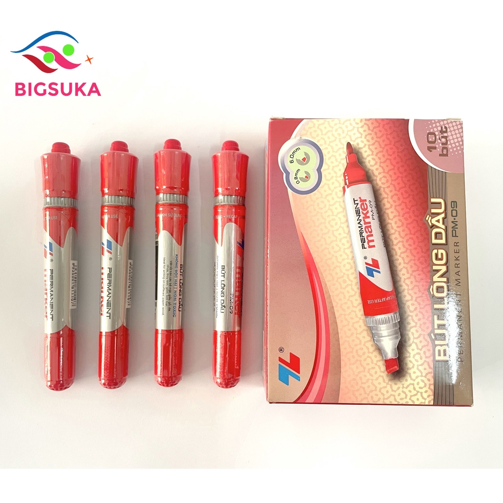 Bút lông dầu Thiên Long PM-09 không xóa được BIGSUKA