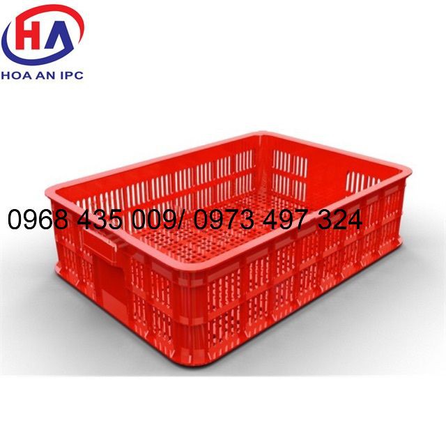 Thùng nhựa rỗng Hs008 KT: 610x420x150 mm