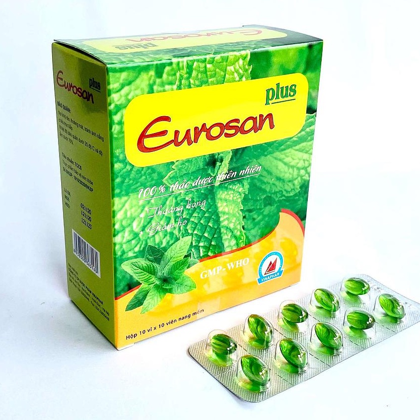 VIÊN UỐNG EUROSAN XANH Hộp 100 viên
