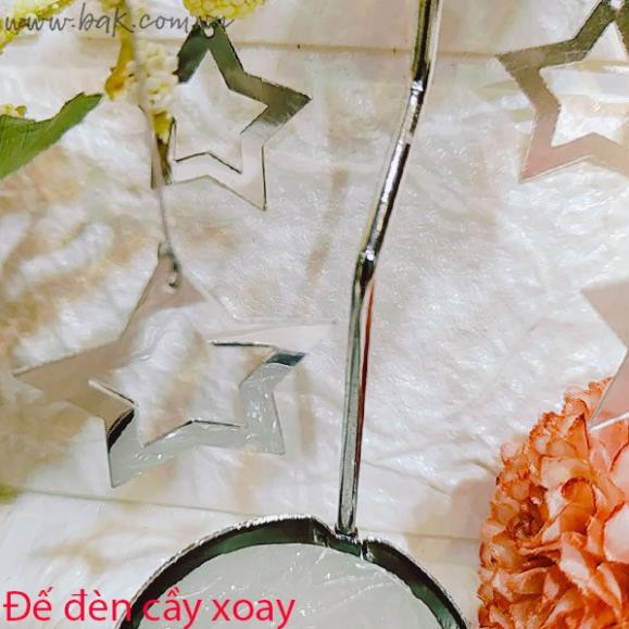 Chân đế cắm nến nghệ thuật xoay được