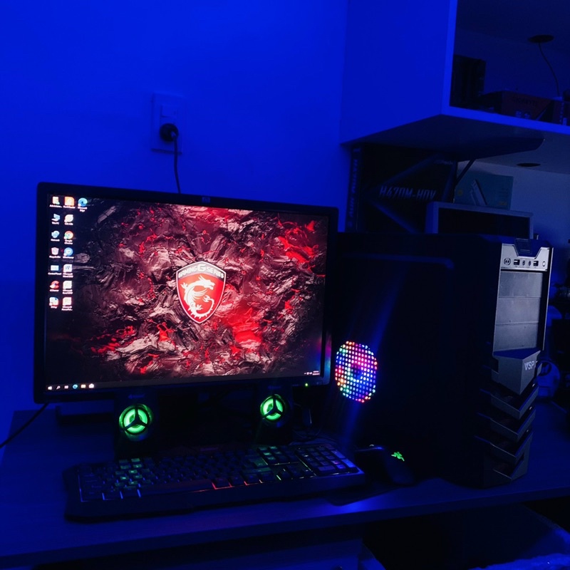 Full bộ Máy tính Chip i3 Card rời màn 24 Inch bao Liên kinh, Fifa, đột kích mượt mà | BigBuy360 - bigbuy360.vn