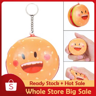 Squishy dẻo hình bánh Hamburger dễ thương
