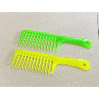 LƯỢC NHỰA RĂNG THƯA MÀU TRƠN CAO CẤP, lược chải tóc loại lớn, lượt tạo kiểu mẫu tóc chuyên nghiệp, lược gia đình