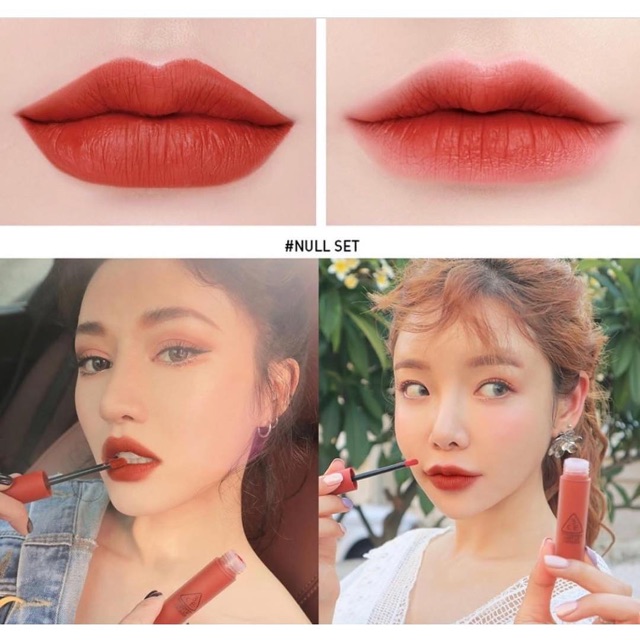 SON 3CE SOFT LIP LACQUER màu NULL SET