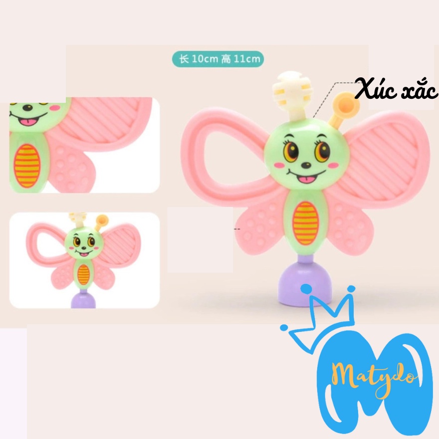 Xúc xắc lục lạc cho bé đồ chơi an toàn cho trẻ sơ sinh phát triển thính giác set 6 món