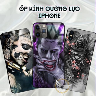 Ốp lưng kính cường lực cool ngầu cho iPhone (iPhone 6, 6s, 7, 7+, 8, 8+, X, XS, XR, XS max, 11, 11 pro, 11 pro max)
