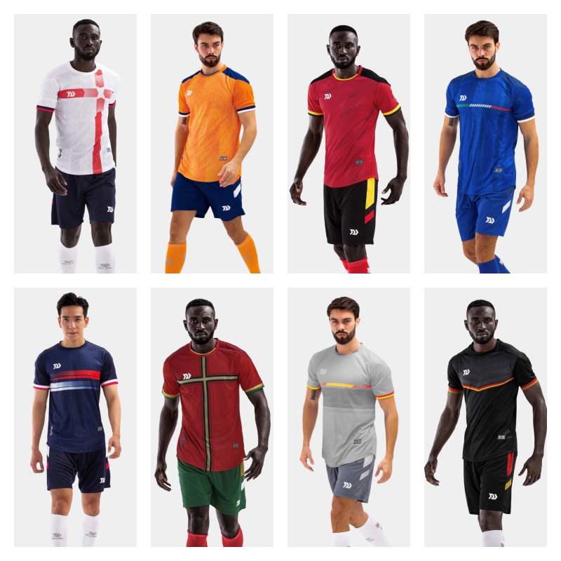 Quần áo bóng đá không logo BulBal - EURO 2021 vải mè cao cấp 8 màu